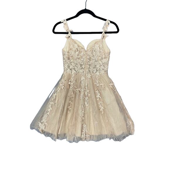 Lavetir Dresses & Skirts - Lavetir Fairy Floral Lace Dress Women’s Size 2 Coquette Whimsy Romantic